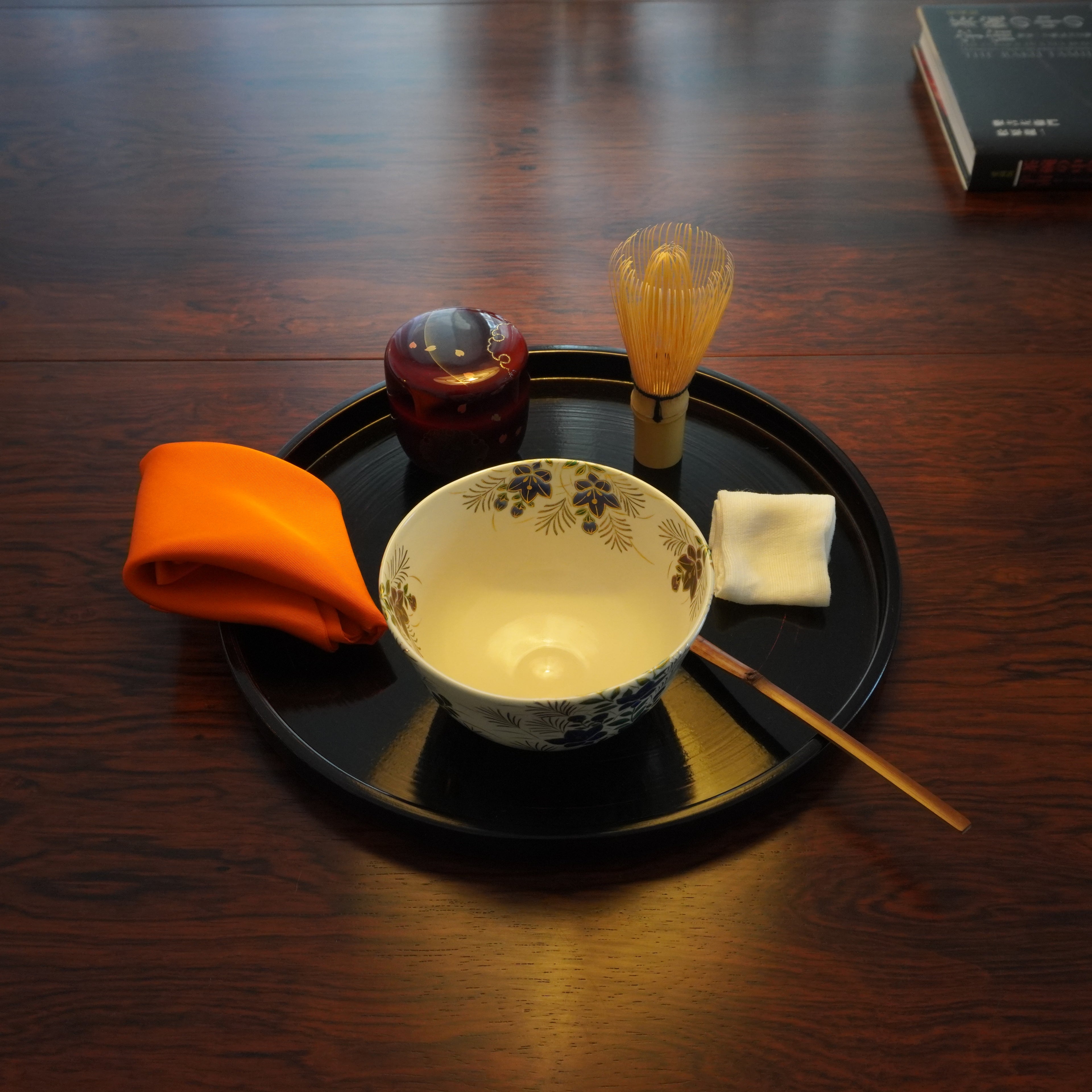 Bol à thé  – motif de campanules bleu et violet