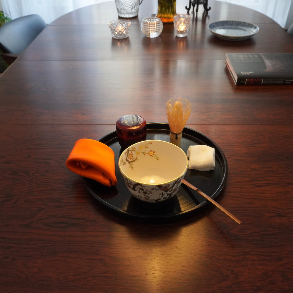 Bol à thé – motif de prunier en fleur