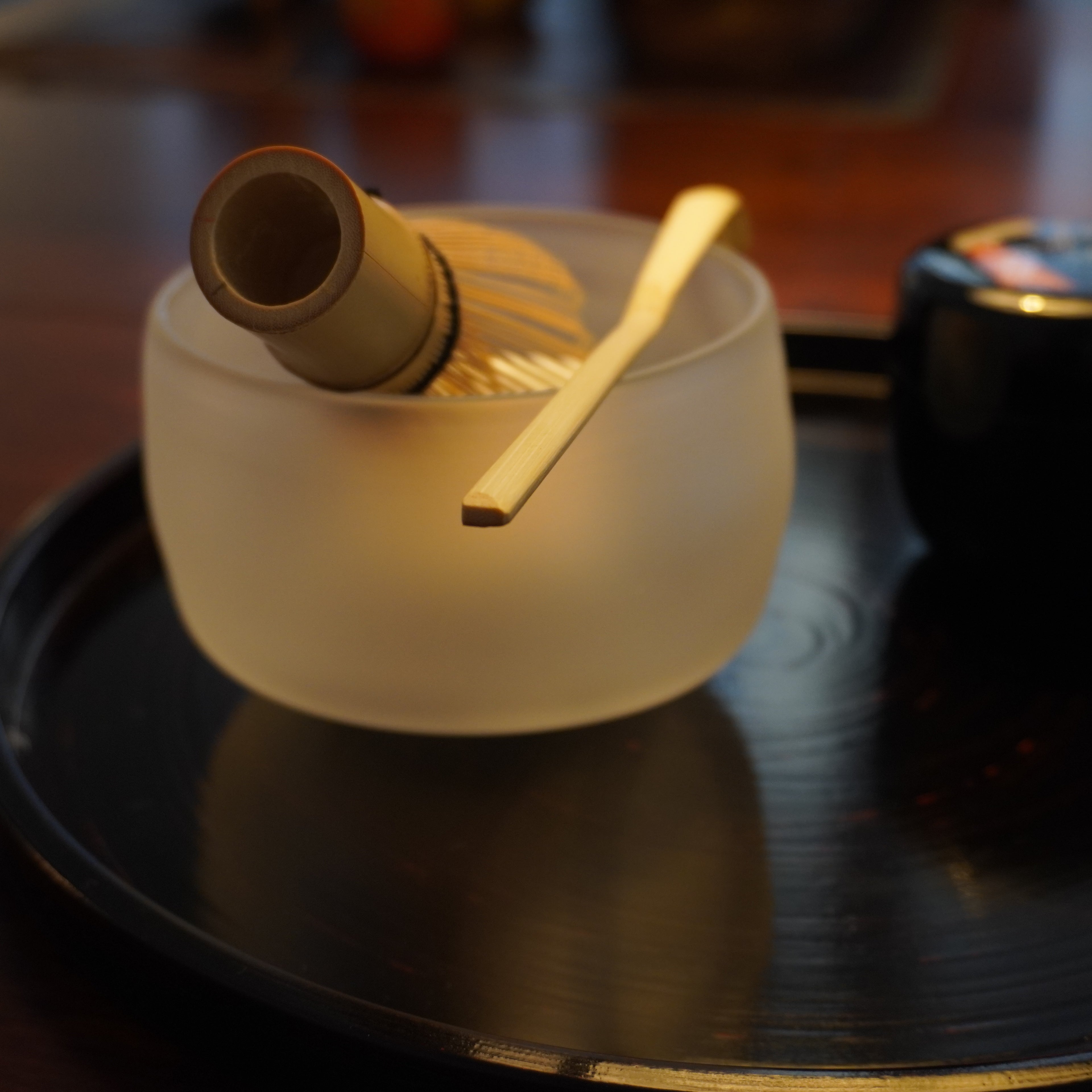 Bol à thé - en verre dépoli