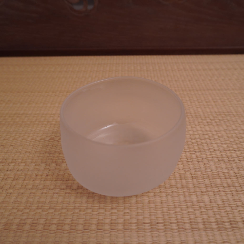 Bol à thé - en verre dépoli