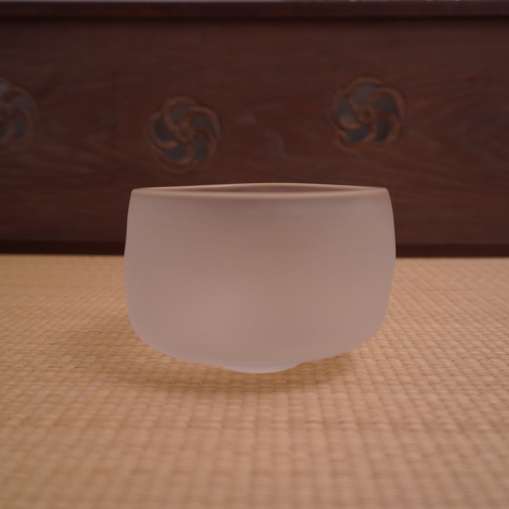 Bol à thé - en verre dépoli