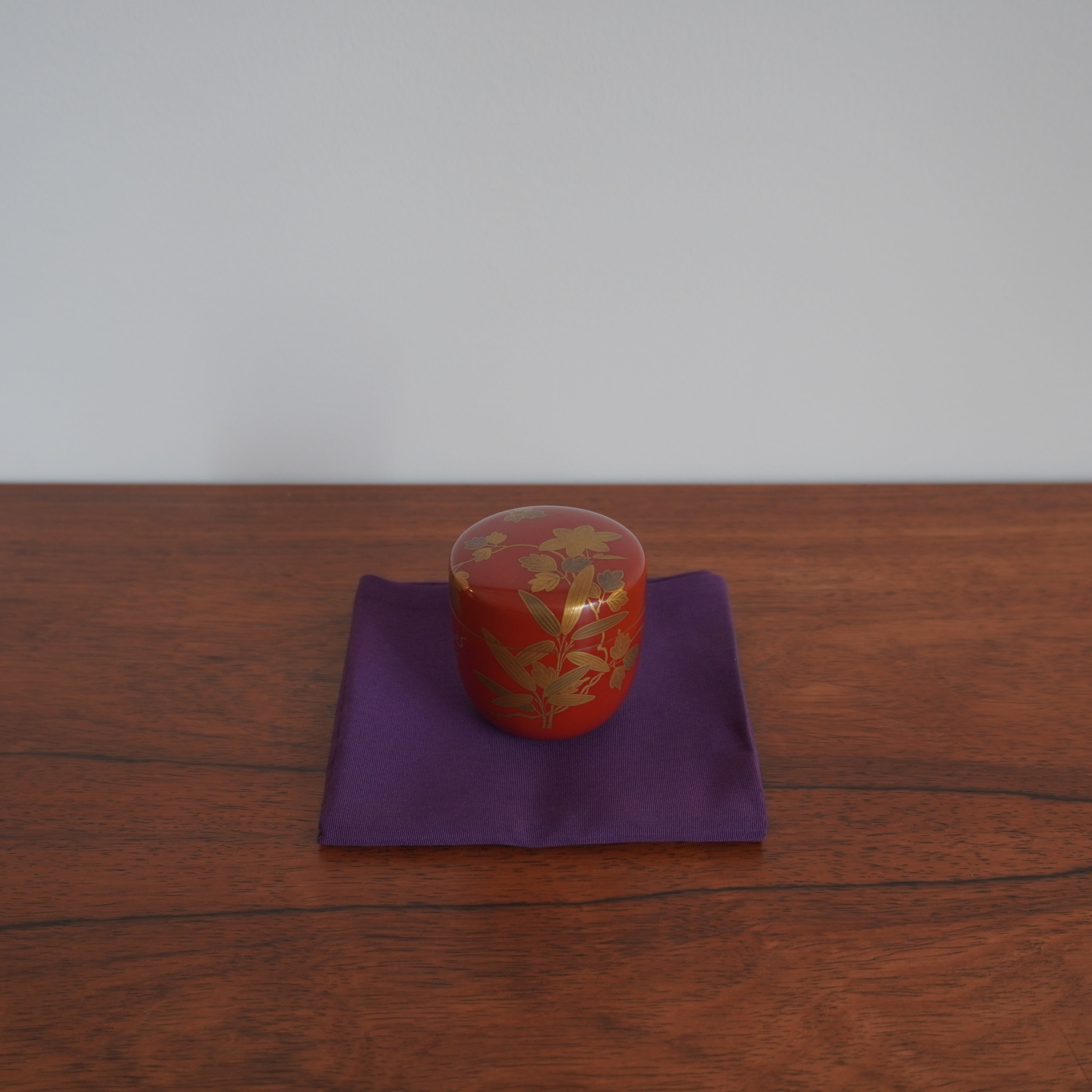 Natsume moyen – motif bambou et clématite