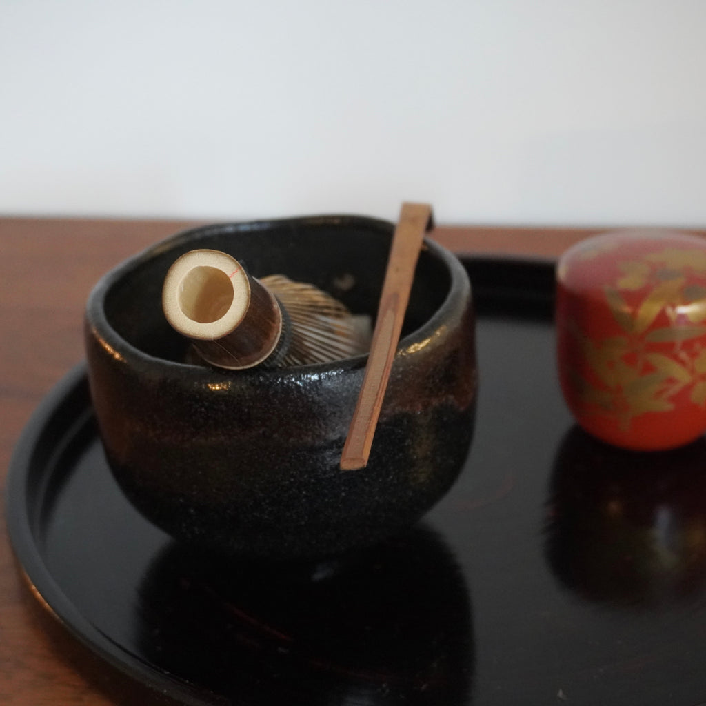 Bol à thé - Raku noir