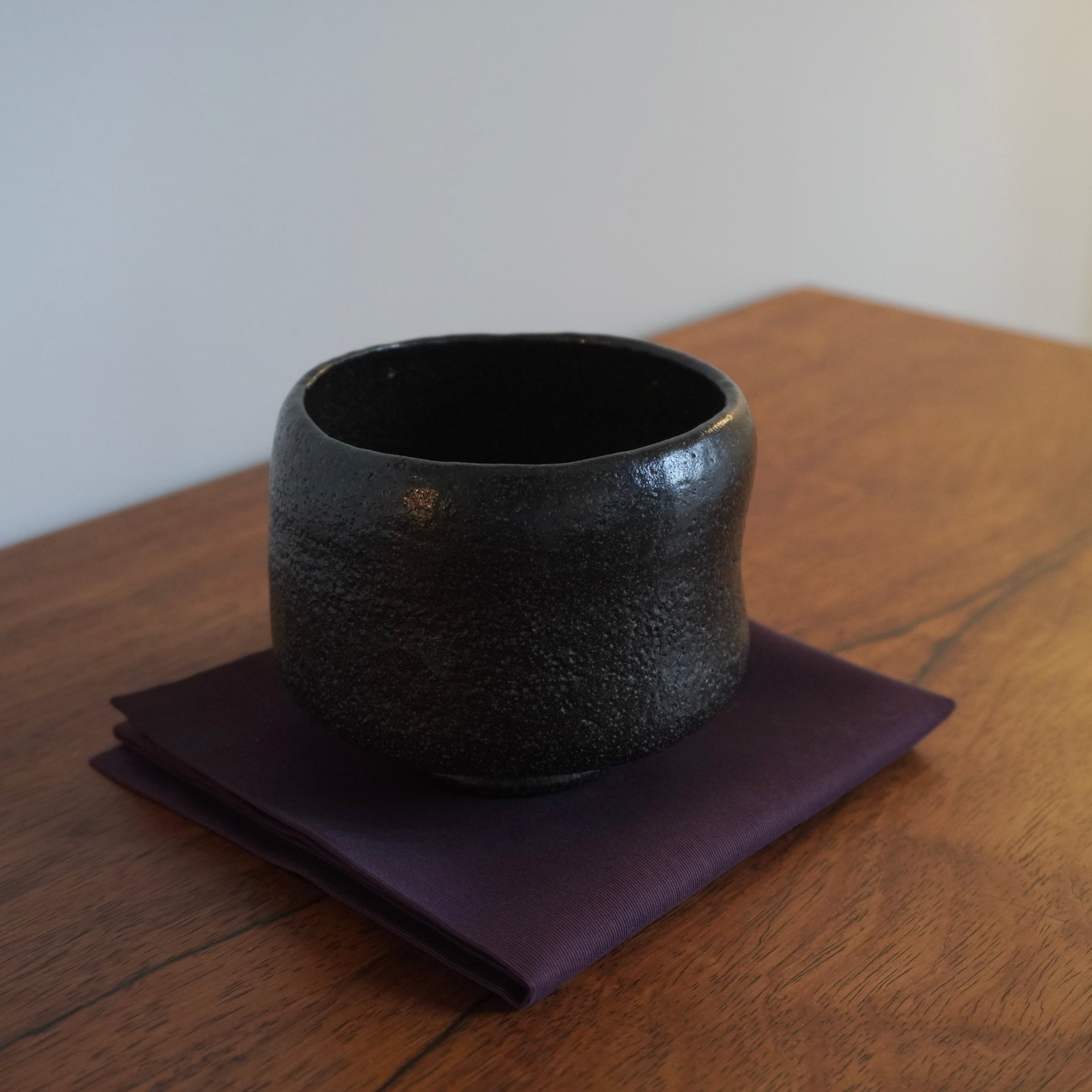 Bol à thé - Raku noir