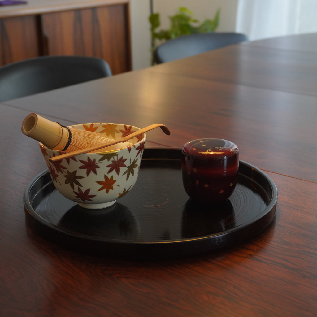 Bol à thé– motif de feuilles d’érable