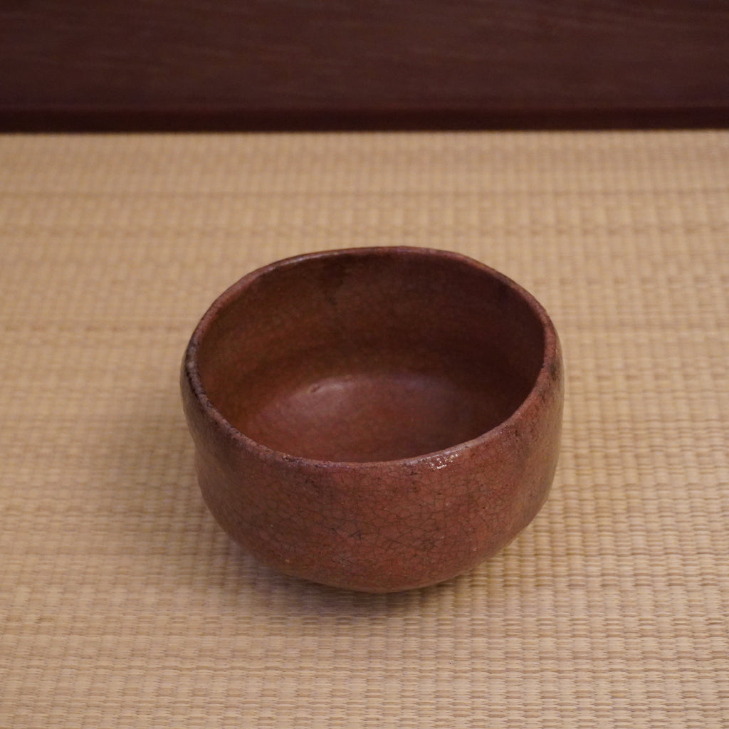 Bol à thé - Raku rouge