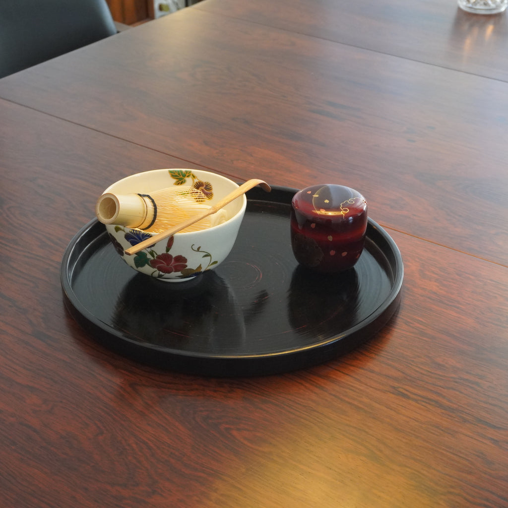 Bol à thé – motif de asagao en couleur