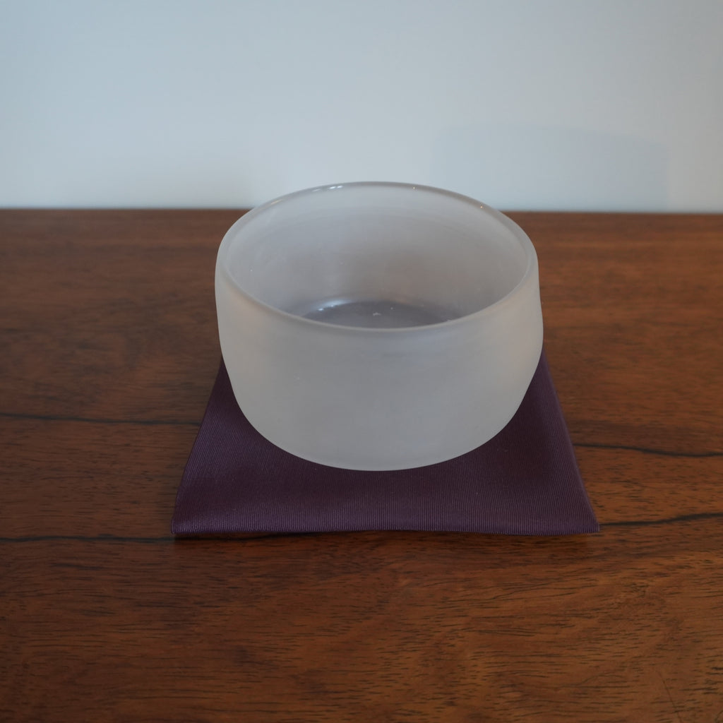 Bol à thé - en verre dépoli