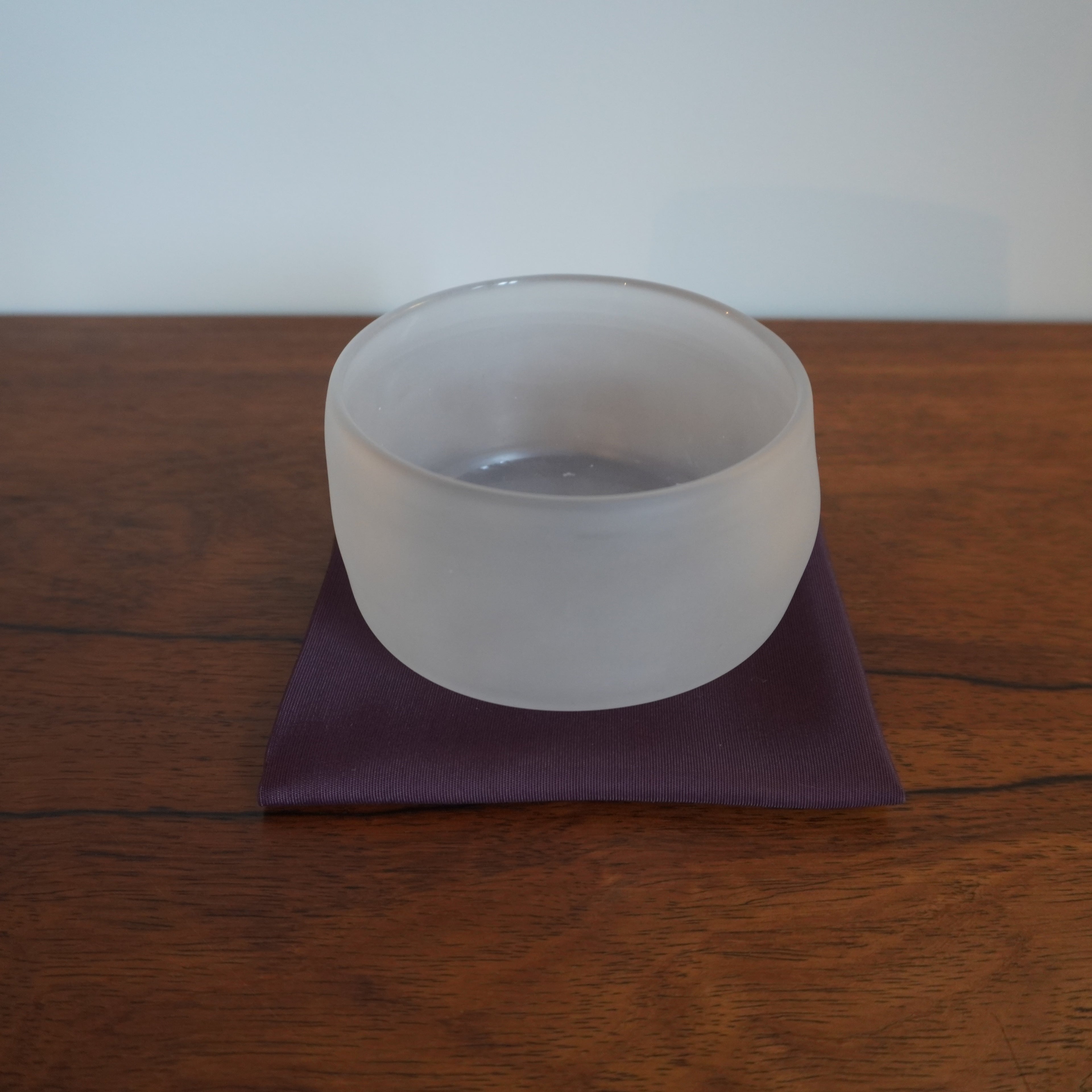 Bol à thé - en verre dépoli