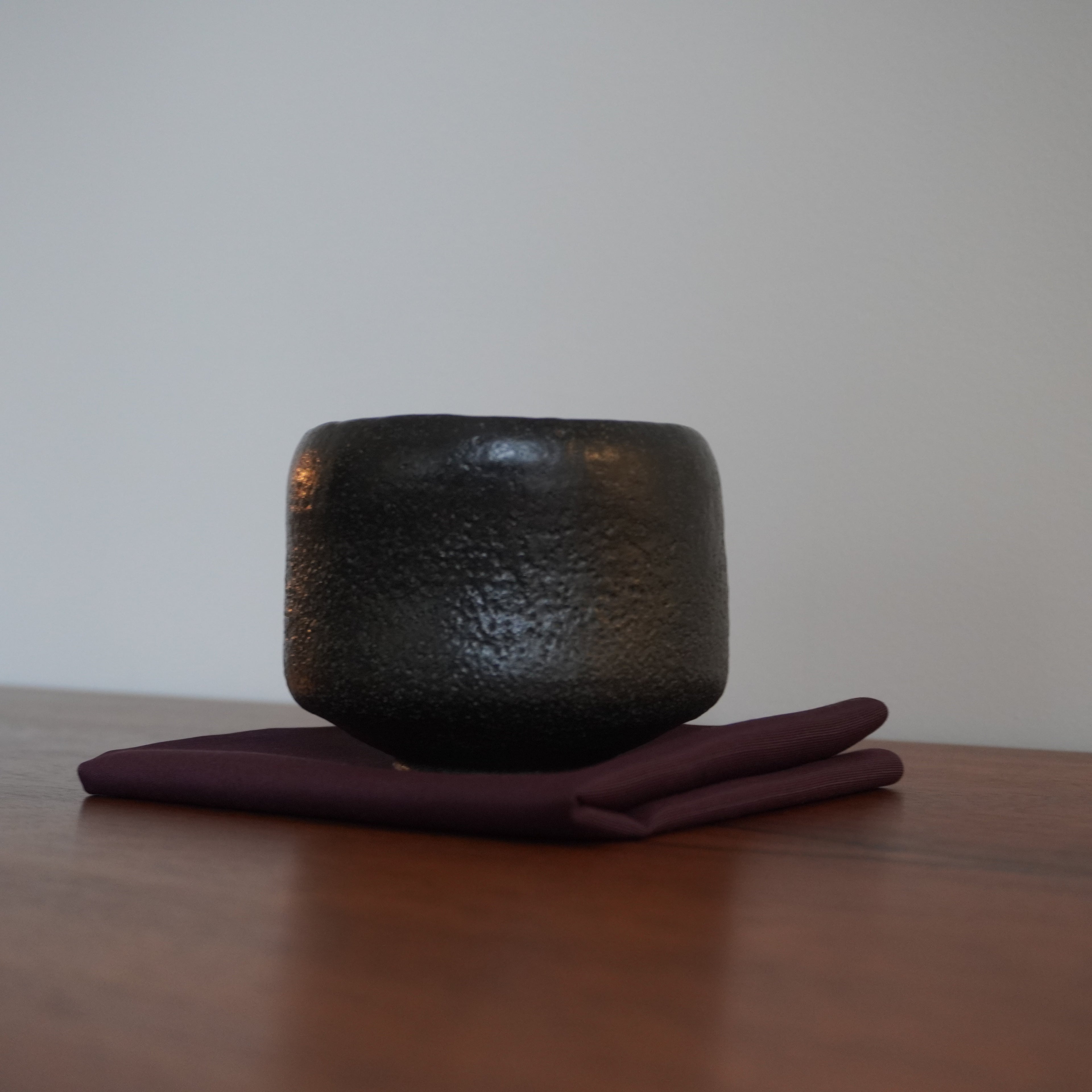Bol à thé - Raku noir