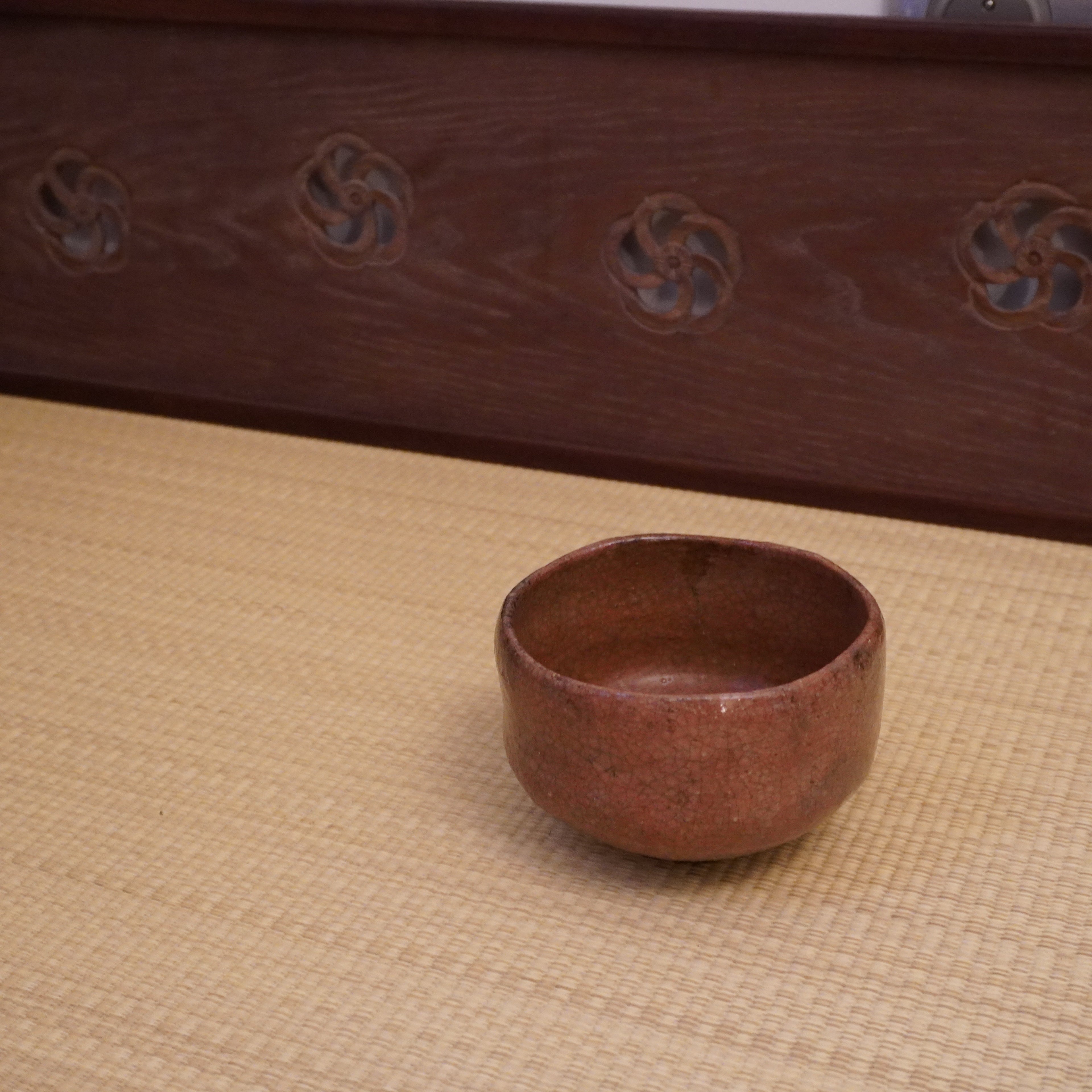 Bol à thé - Raku rouge