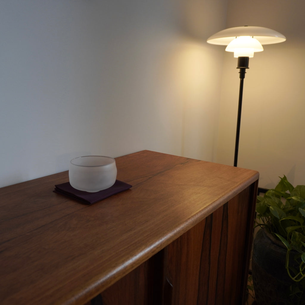 Bol à thé - en verre dépoli